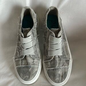 Gray camo slip on Blowfish sneakers size 7